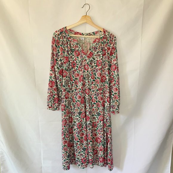 Old Navy Floral Midi Dress Size M - Picture 2 of 6